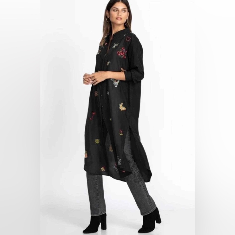 Johnny Was Alexandra Relaxed Overshirt Medium